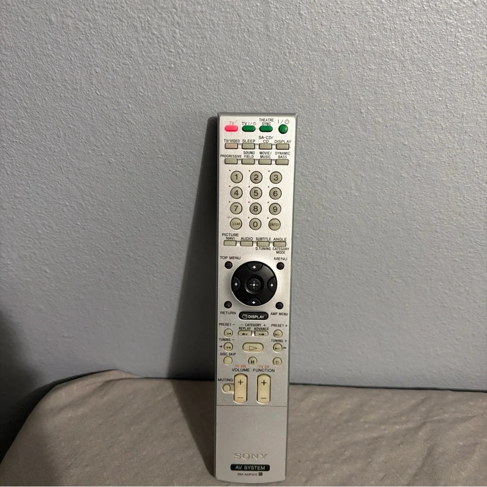 Sony AV Remote Model RM-ADP008 NO BATTERIES
